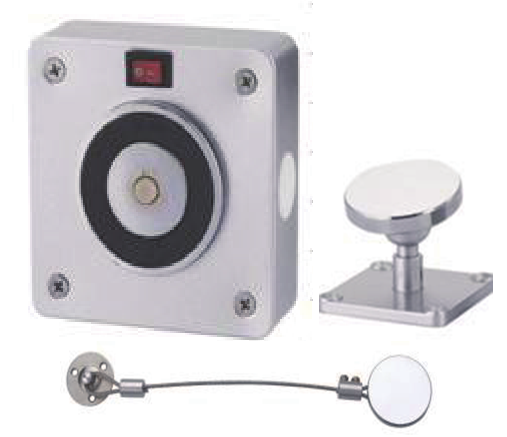 Электромагнитный дверной держатель и кнопка выхода MS 70